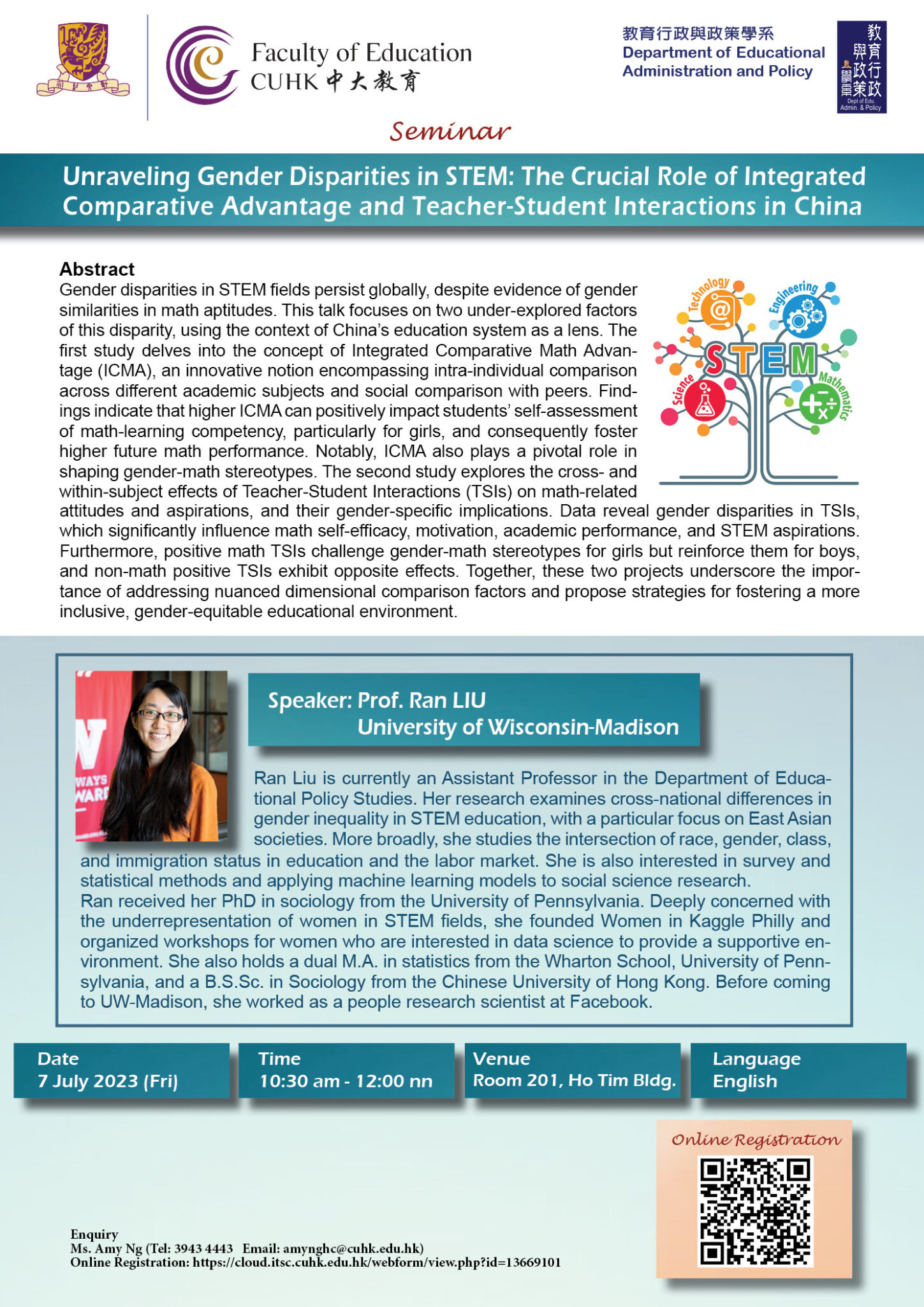 Unraveling Gender Disparities in STEM: The Crucial Role of Integrated Comparative Advantage and Teacher-Student Interactions in China