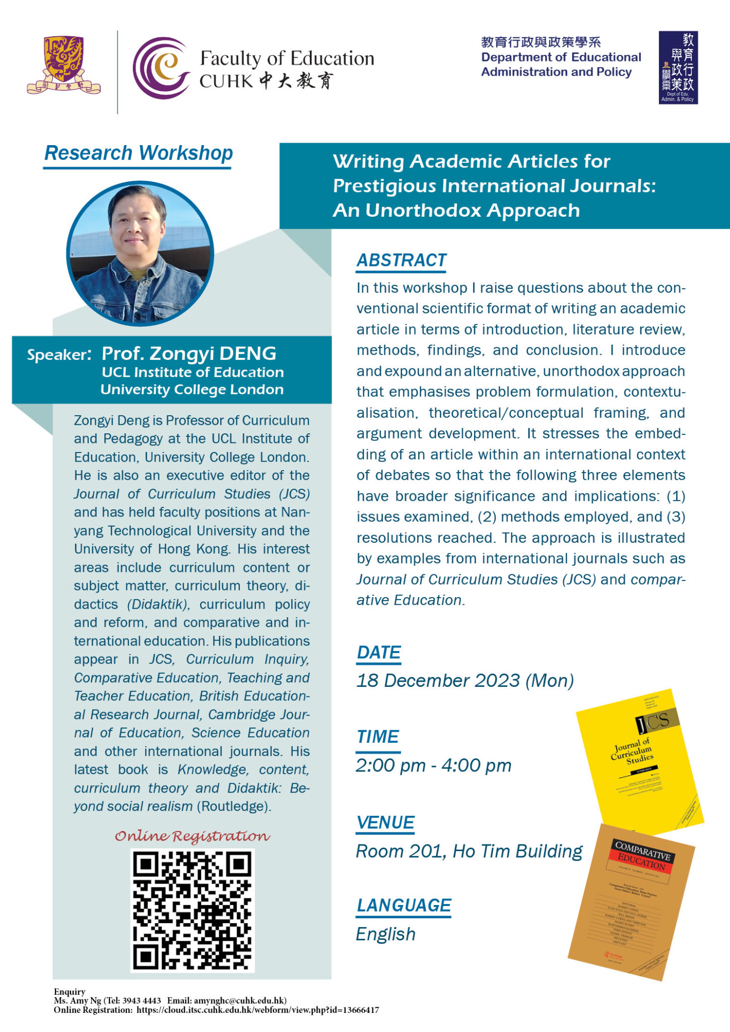 Writing Academic Articles for Prestigious International Journals: An Unorthodox Approach