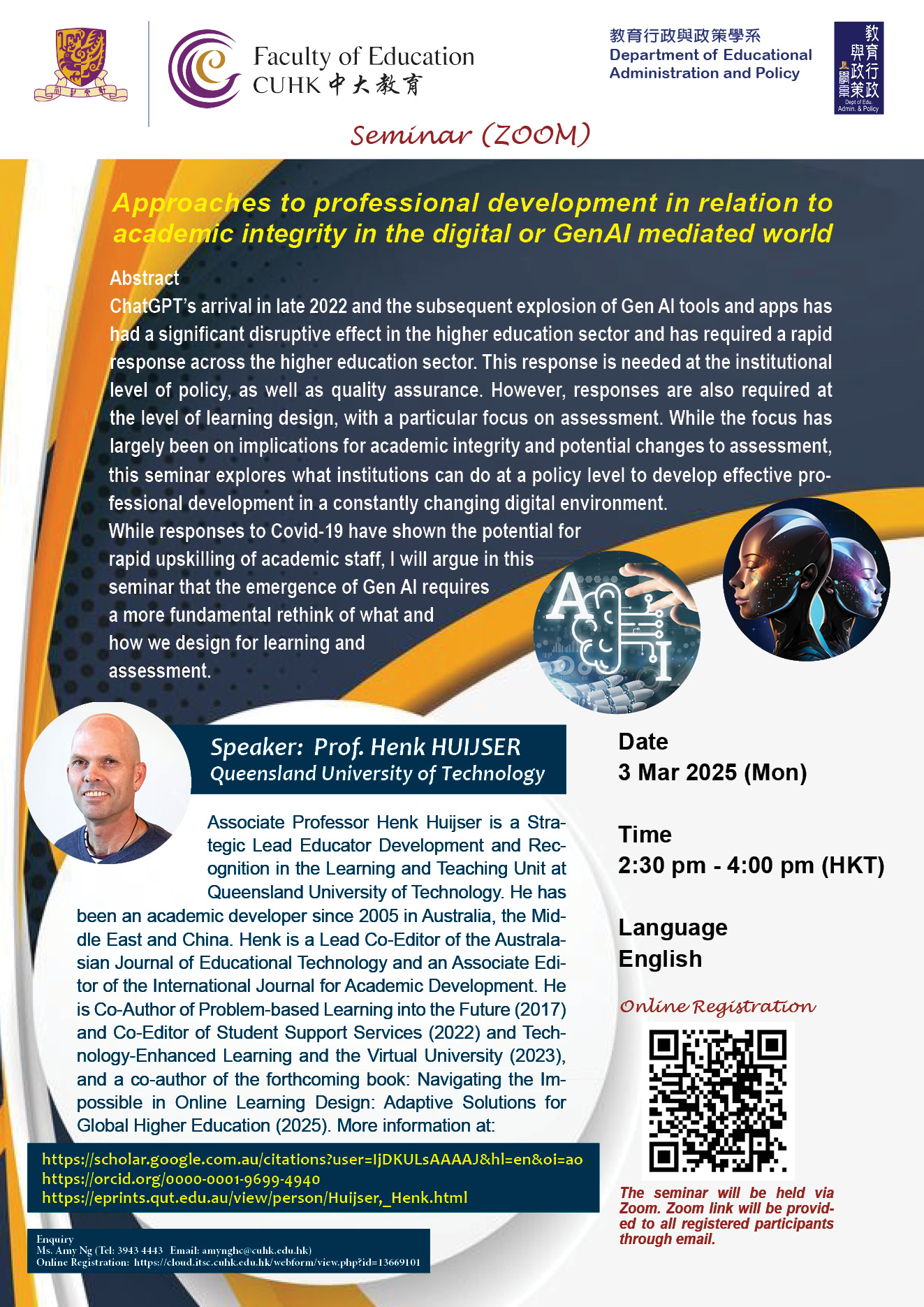 Approaches to professional development in relation to academic integrity in the digital or GenAI mediated world
