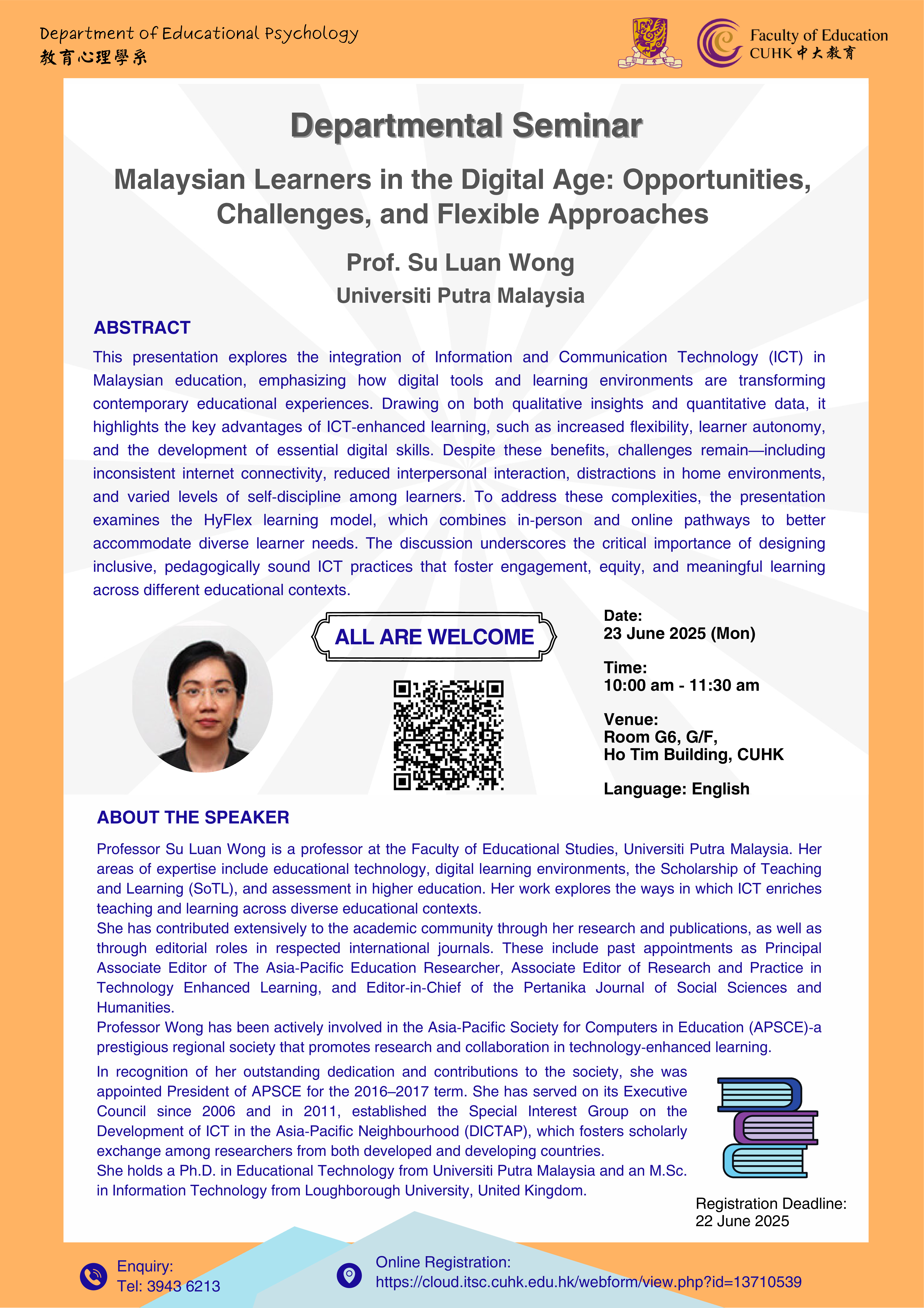 Malaysian Learners in the Digital Age: Opportunities, Challenges, and Flexible Approaches Poster